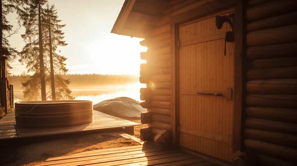 Finnish Sauna on Lake